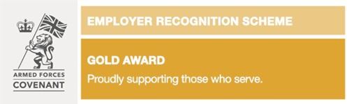 Armed Forces Employer Recognition Scheme- Gold Award